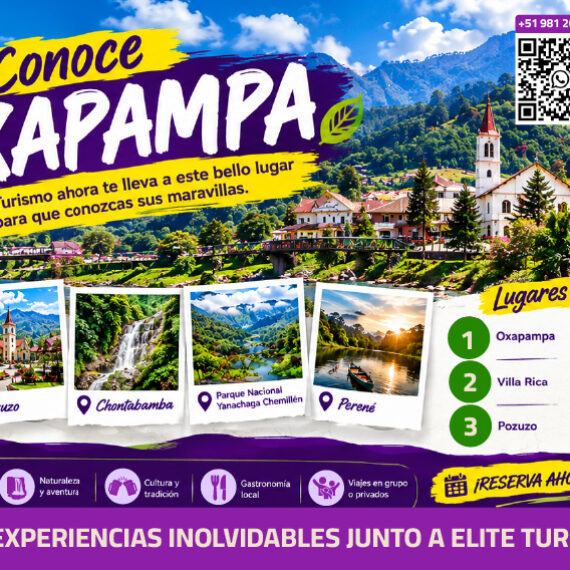 CONOCE OXAPAMPA CON ELITE TURISMO